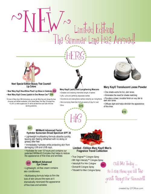 mary kay new products for summer