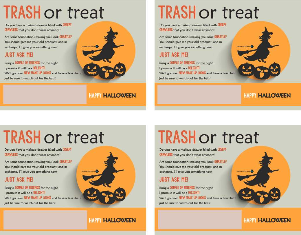 Mary Kay® Halloween Booking  invites