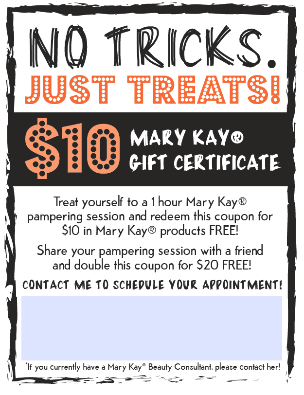 Mary Kay® Halloween coupons