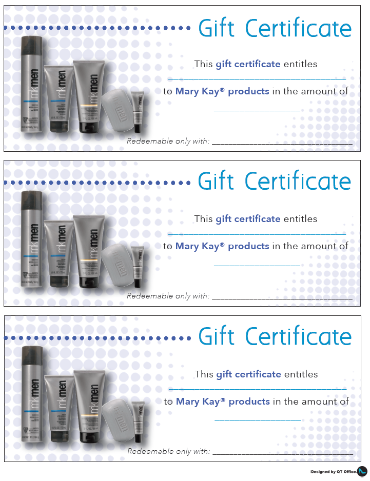 Mary Kay Gift Certificates